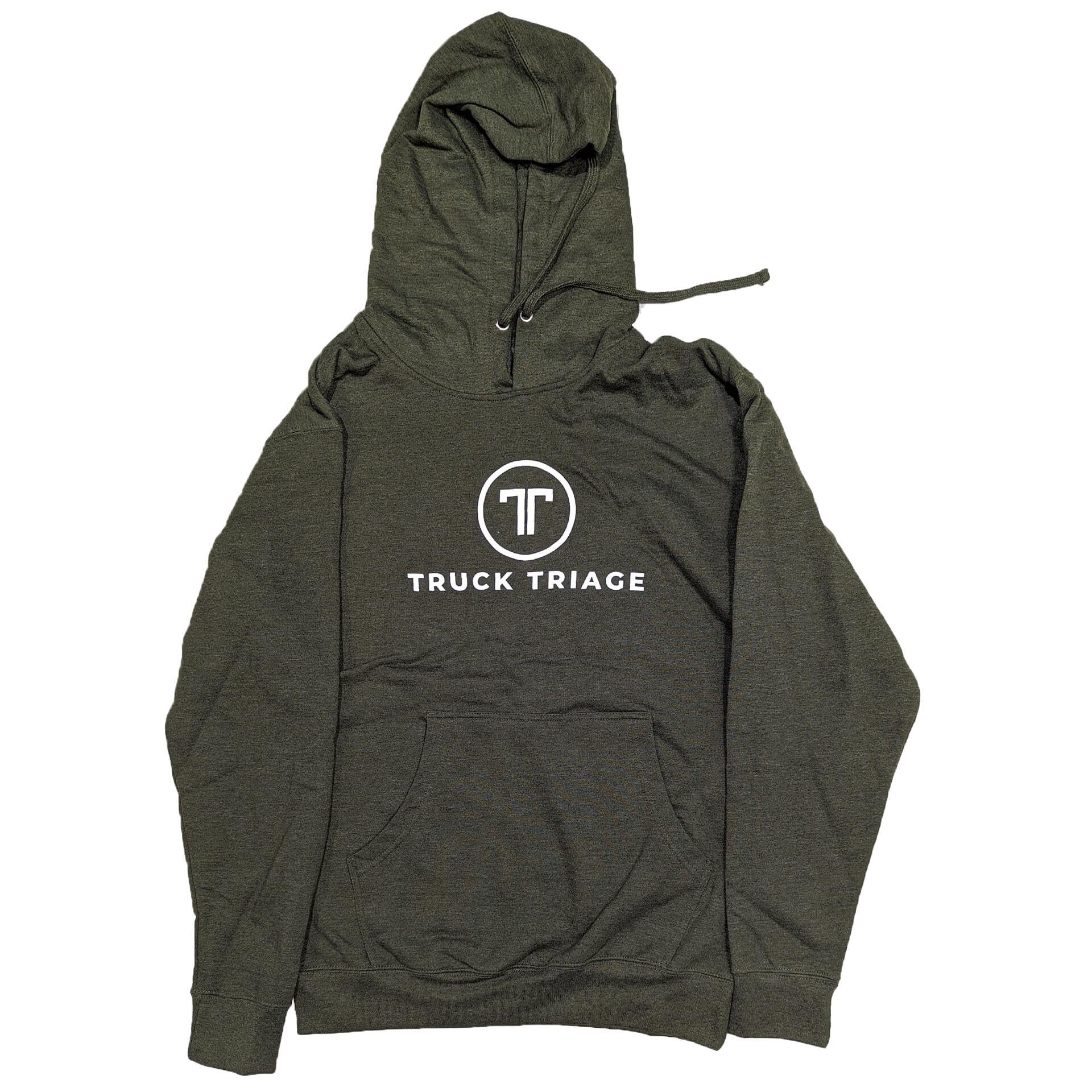 Truck Triage Hoodie - Heather Green